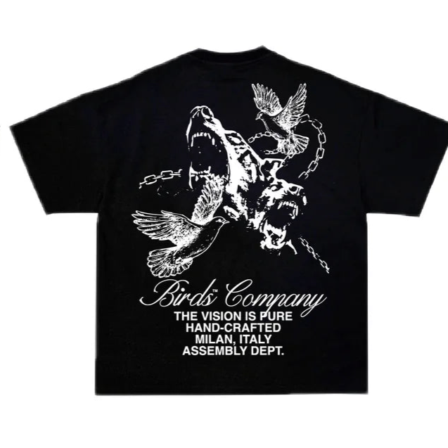 Birds "Top Dawg" Onyx Oversized Ultra-Premium Box S/S T-Shirt