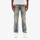 Copper Rivet 'Destroy Effect' Cross Hatch Denim (DTB) 533016