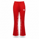 Focus 'Heartless' Stacked Sweatpants (Red) 80559