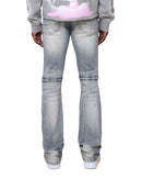 Smoke Rise 'All Rhinestone' Stacked Flare Denim (Mojave Blue) JP25536