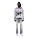 Smoke Rise 'All Rhinestone' Stacked Flare Denim (Mojave Blue) JP25536