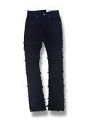 FWRD Kids 'Distressed Frayed' Stacked Denim front view