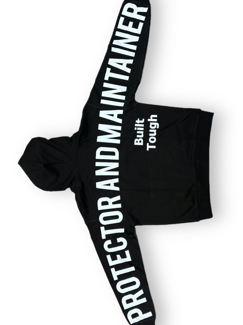 Protector and Maintainer 'Rated R' French Terry Pullover Hoodie (Black)