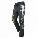 Highly Undrtd ‘Obsessive Culture' Stacked Joggers (Black) UF5209