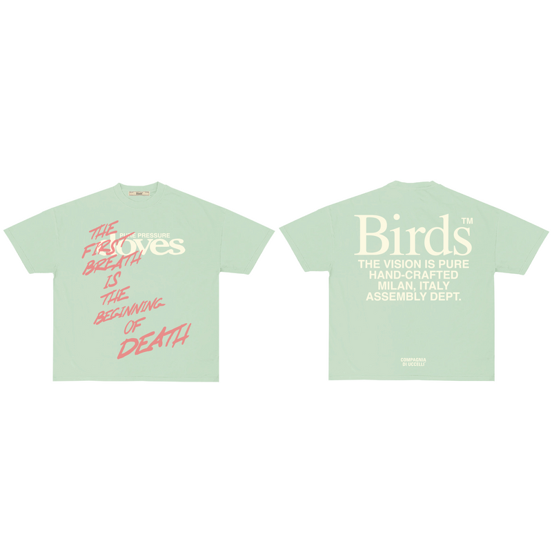Birds 'First Breath' Laurel Oversized Ultra-Premium Box S/S T-Shirt - FRESH N FITTED