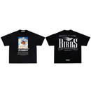 Birds 'Perricco' Black Oversized Ultra-Premium Box S/S T-Shirt - FRESH N FITTED