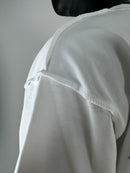 Inner Peace ‘Wings Of Power’ Oversized Cropped T-Shirt (White)