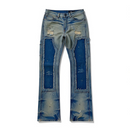 C’est La Vie "205" Stacked Flare Denim (Vintage Blue) 169974