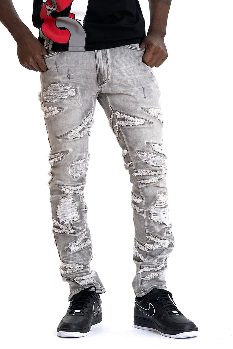 Makobi 'Lombardi' Denim (Gray Wash) M1956