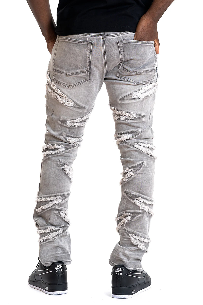 Makobi 'Lombardi' Denim (Gray Wash) M1956