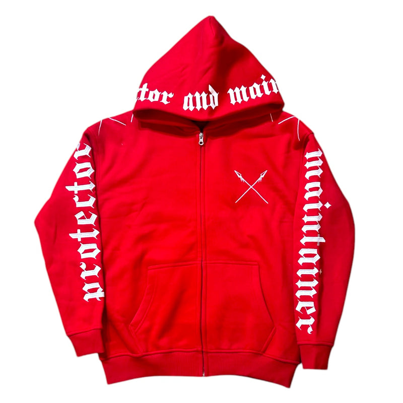 Protector and Maintainer 'Core' Zip Up (Red)