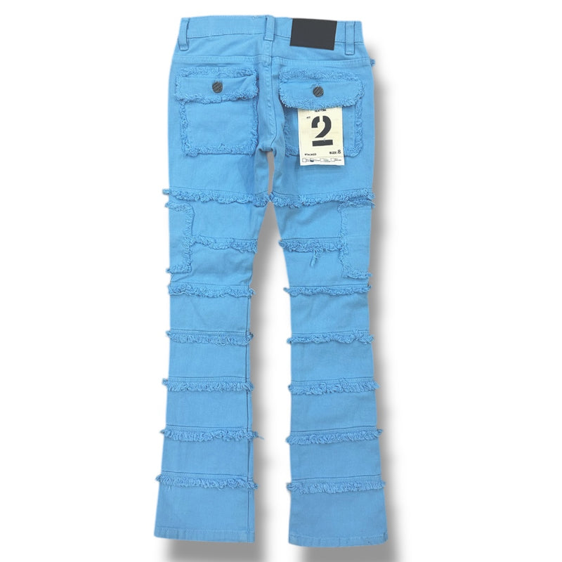 FWRD Kids 'Static’ Stacked Denim (Carolina Blue) FW-330044K