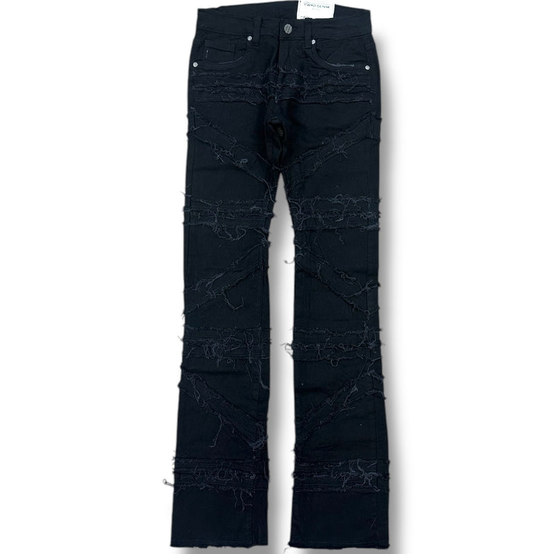 FWRD 'Crossover Stacked Denim' FW-330216 (Jet Black)