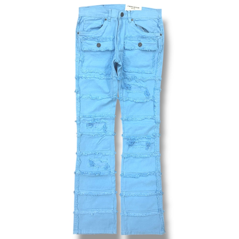 FWRD 'Static Layer Twill Stacked Denim' FW-330044 (Carolina Blue)