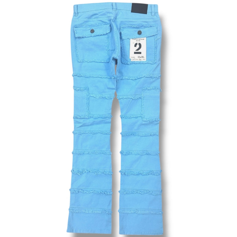 FWRD 'Static Layer Twill Stacked Denim' FW-330044 (Carolina Blue)