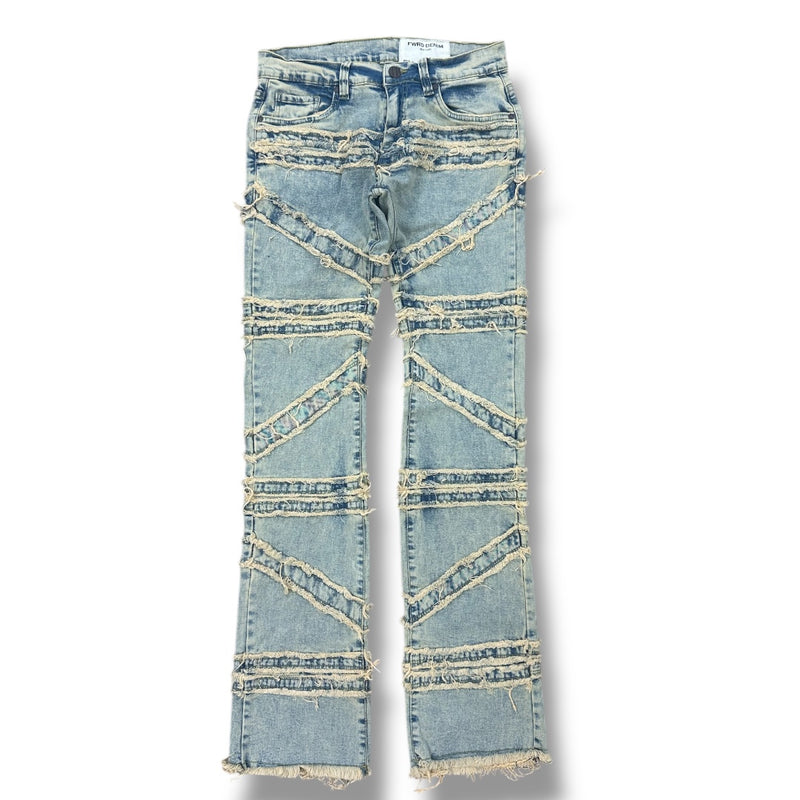 FWRD 'Crossover Stacked Denim' FW-330216 (Ice Tint)