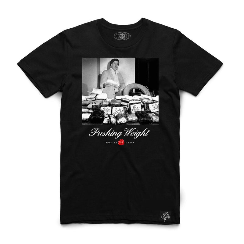 Hasta Muerte 'Pushing Weight Pablo' T-Shirt (Black) - Fresh N Fitted Inc