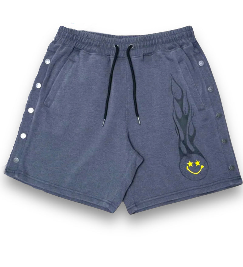 Civilized 'Falling Star' Shorts (Charcoal) CV5713 - Fresh N Fitted Inc