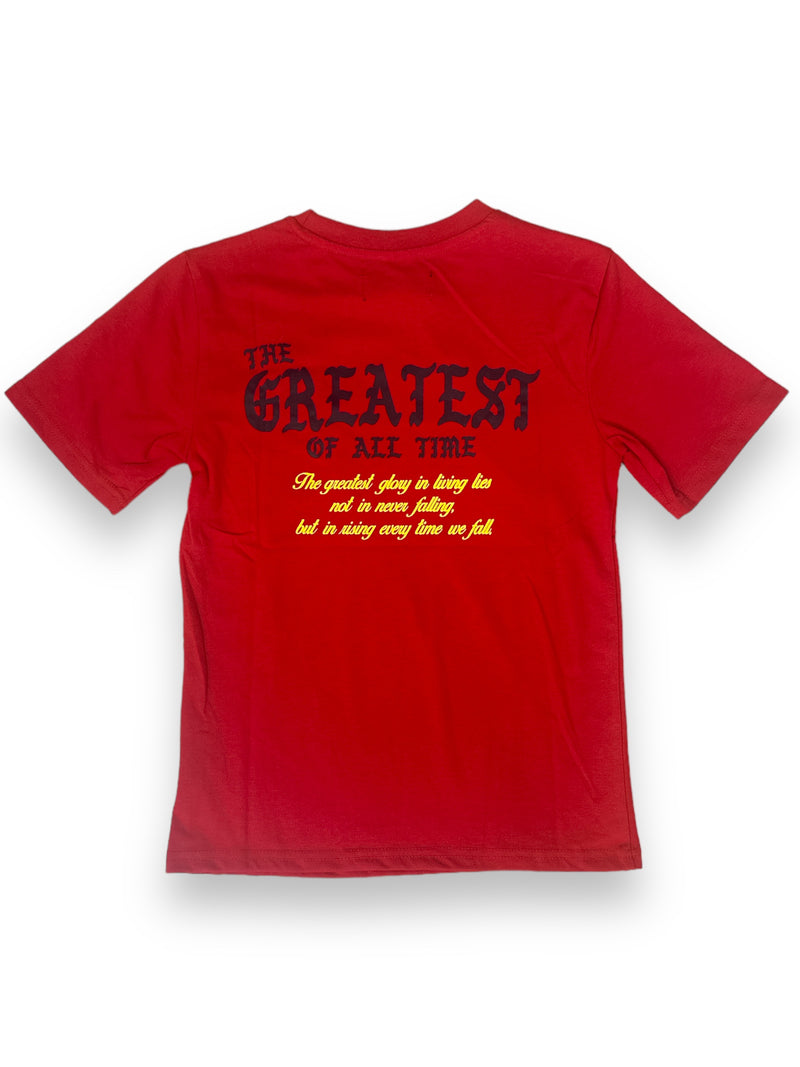Rebel Minds Kids 'Goat' T-Shirt (Red) 841-B104 - FRESH N FITTED-2 INC