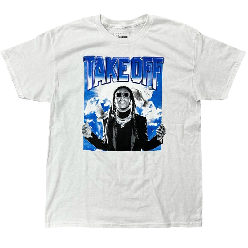 3Forty Inc. 'TakeOff' T-Shirt (White) - FRESH N FITTED-2 INC