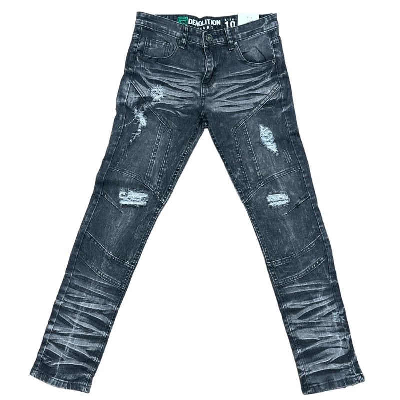 Demolition Kids Denim (Ombre Black) DEB22515 - FRESH N FITTED-2 INC