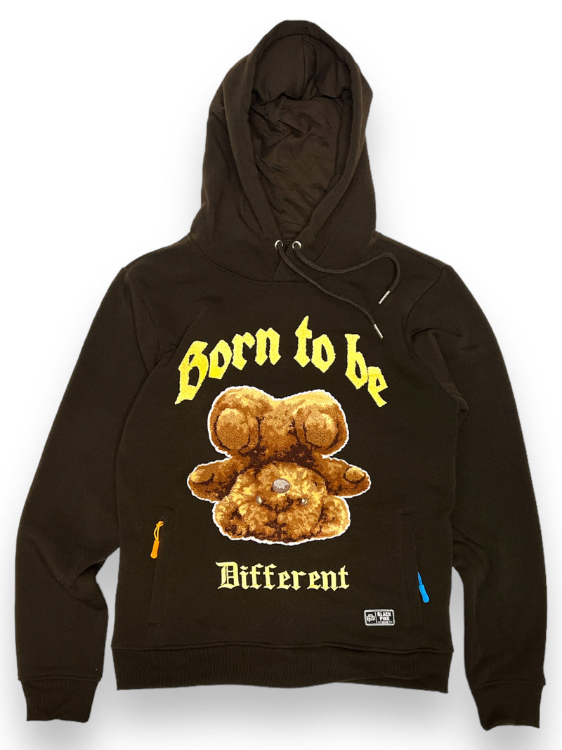 Black Pike 'Born To Be Different' Hoodie In Brown - Fresh N Fitted Inc