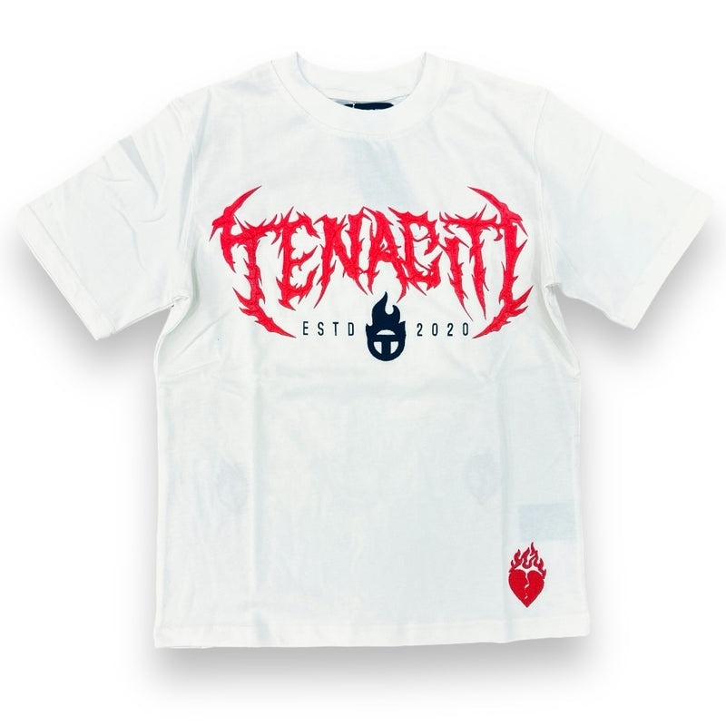 Tenaciti 'Wolf Gang' T-shirt (White) TN1035SS - FRESH N FITTED-2 INC