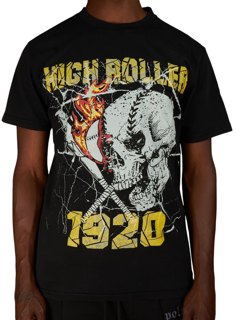 Focus 'High Roller' Garment Dye T-Shirt (Black) 80631