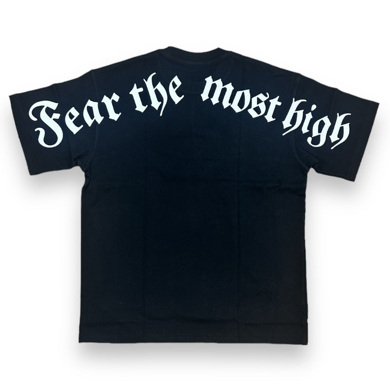 Protector and Maintainer 'Fear The Most High' T-Shirt (Black/White)