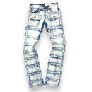 FWRD 'Patchwork True Stacked Denim' FW-33958A (Ice Blue) - FRESH N FITTED