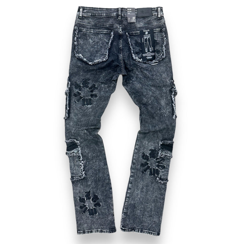 Focus "Enemies" Stacked Denim (Black Wash) 3579c