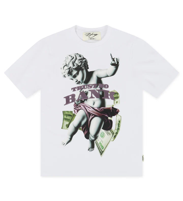 BKYS 'Bank' Over Sized T-Shirt (White) T1095