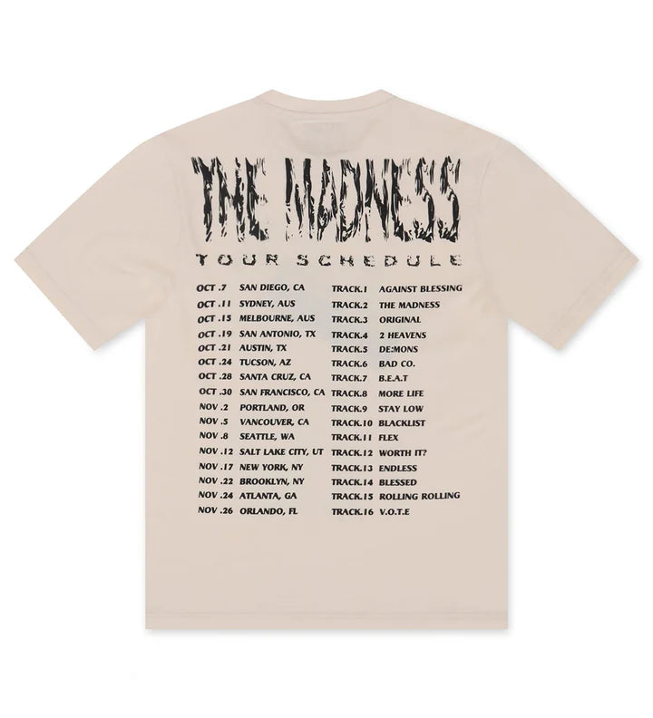 Last Project 'The Madness' Over Sized T-Shirt (Off White) LP122