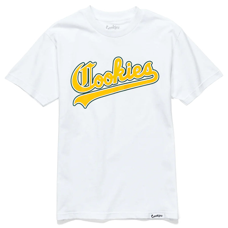 Cookies 'Ivy League' T-Shirt (White/Forest Green) - Fresh N Fitted Inc