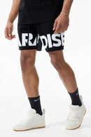 Jordan Craig 'Paradise' Knit Shorts (Black) 2565S - FRESH N FITTED
