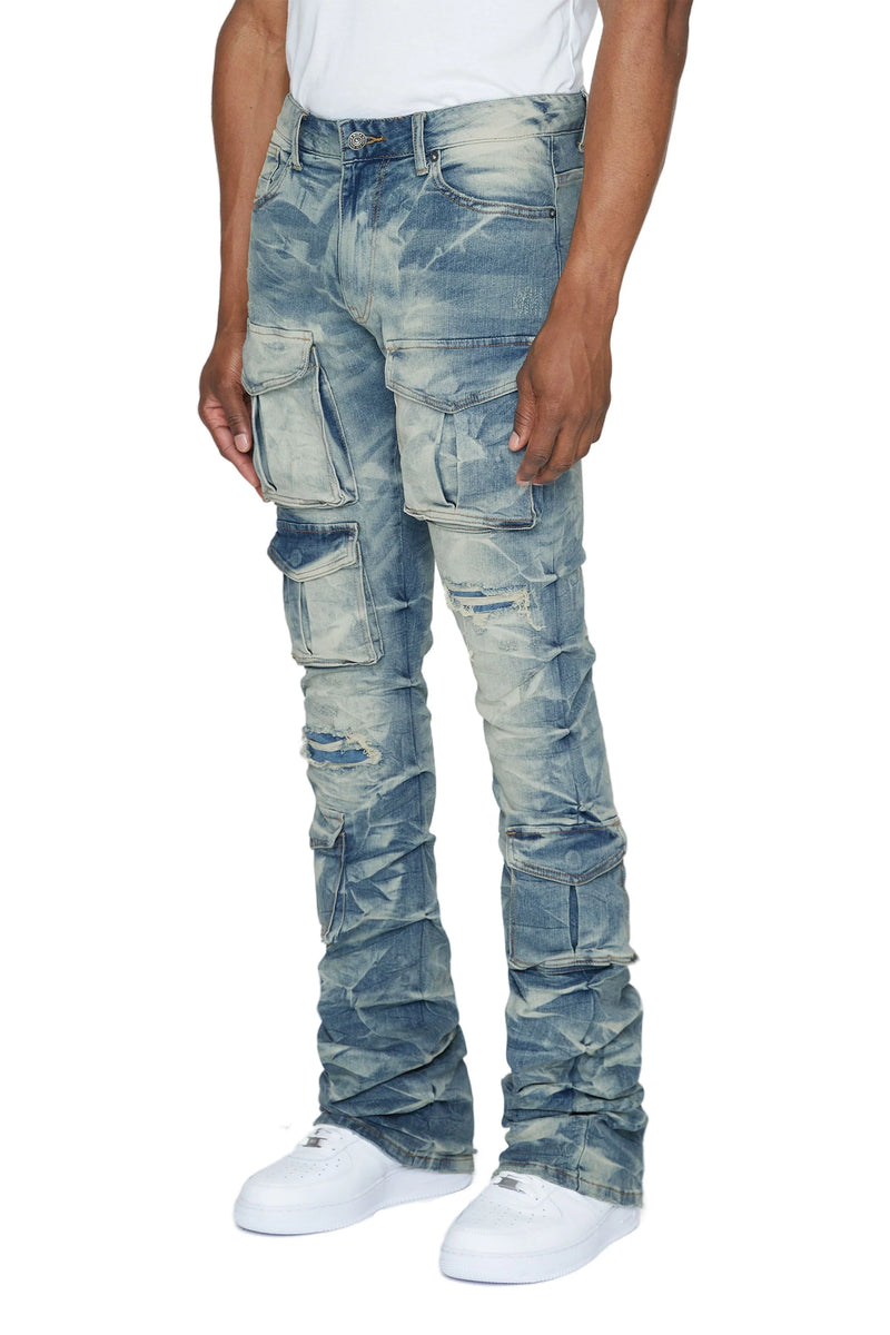 Smoke Rise 'Pocket' Stacked Pants - Fresh N Fitted Inc