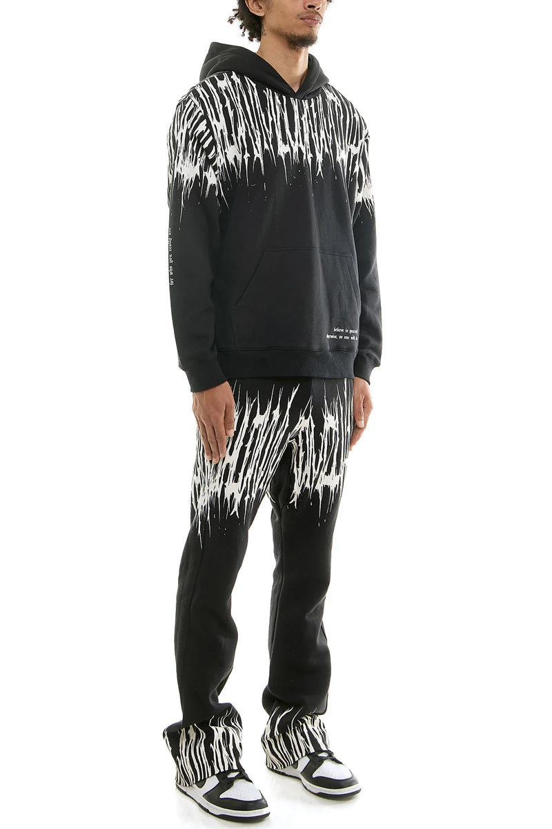 KDNK 'Believe' Fleece Hoodie (Black) KNC015 - FRESH N FITTED
