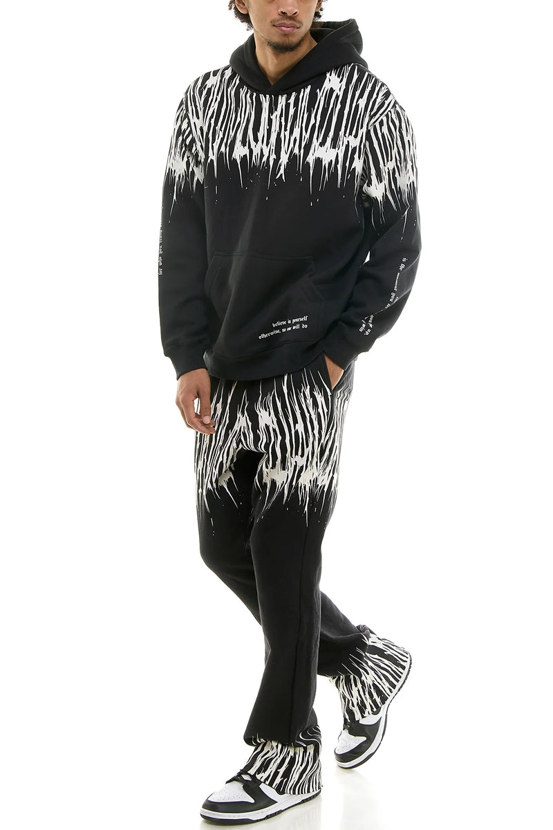 KDNK 'Believe' Fleece Hoodie (Black) KNC015 - FRESH N FITTED