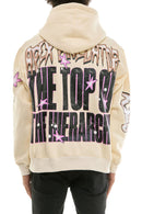 KDNK 'Apex' Fleece Hoodie (Cream) KNC024 - FRESH N FITTED