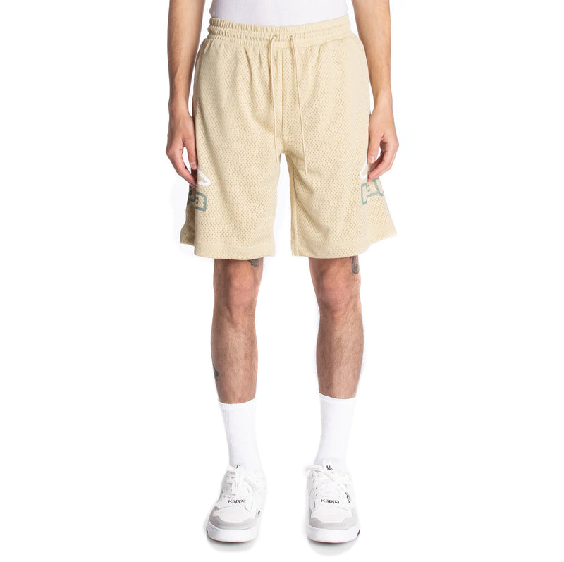 Kappa 'Logo Deer' Jersey Shorts (Beige) 321P2MW - Fresh N Fitted Inc