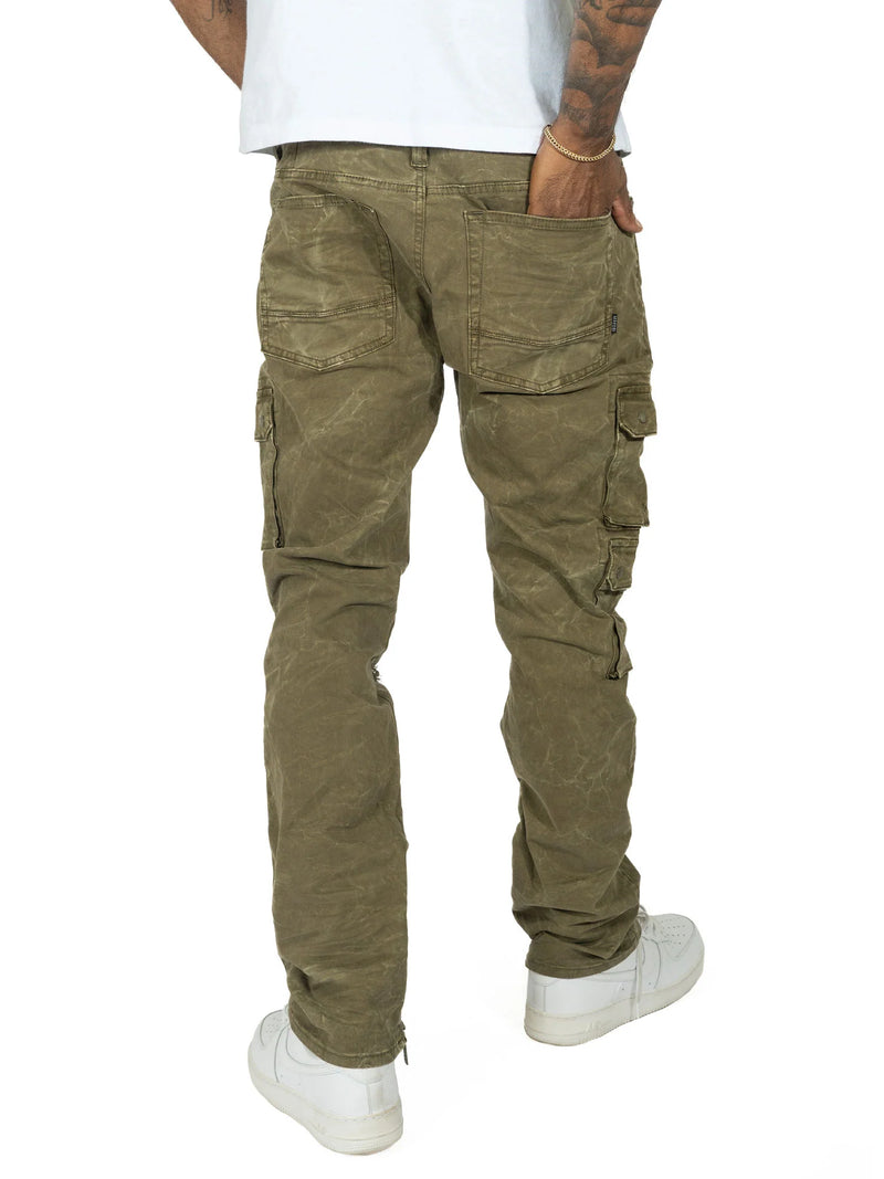 Makobi 'Berteli' Cargo Pants (Olive) M1737