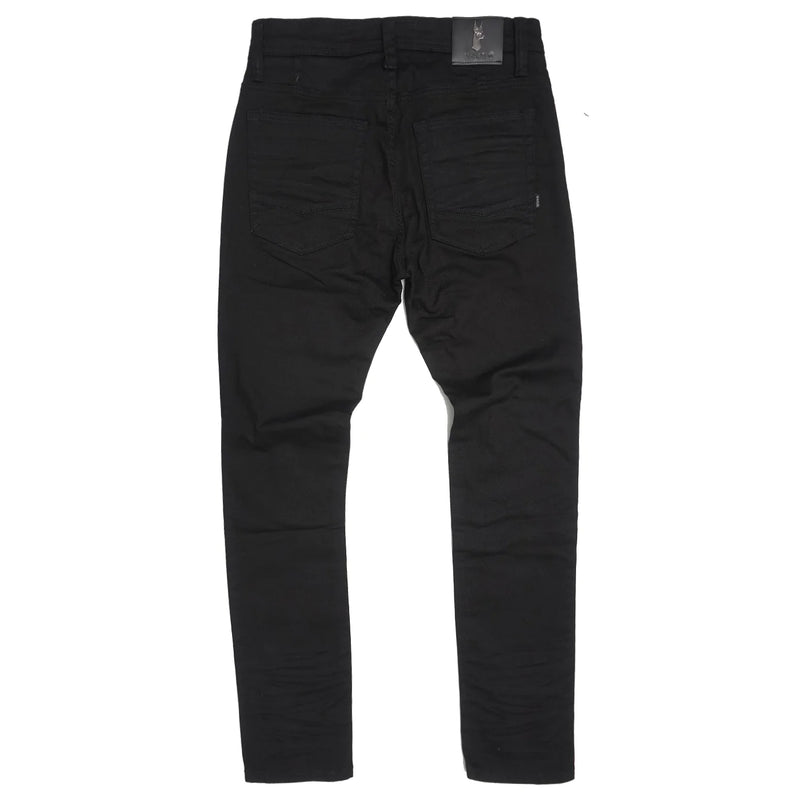 Makobi 'Caspar' Twill Jeans (Black) M1932 - Fresh N Fitted Inc