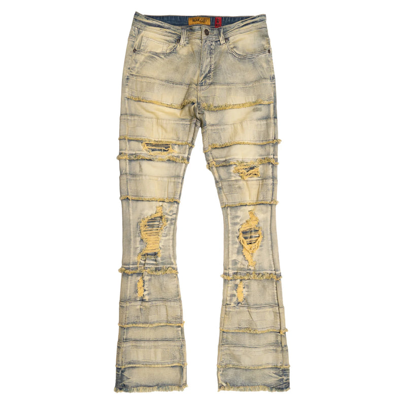 Makobi 'Bianchi' Stacked Denim (Vintage Wash) M1951