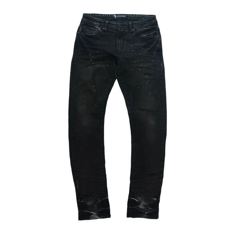 Makobi 'Avenida Grease' Jeans (Jet Black) M1991