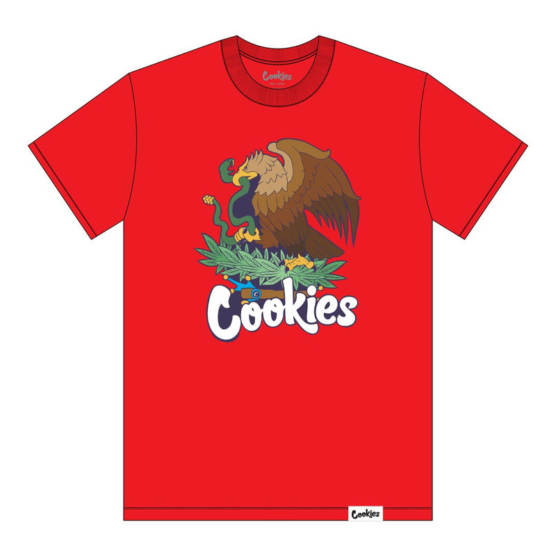 Cookies 'Mexican Eagle Logo SS' T-Shirt (Red) CM244TSP15