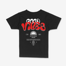 R3TRO WORLD Kids 'Good Vides' Tee (Black)
