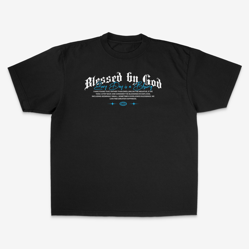 Atelier Noire 'Blessed By God' Premium Washed Heavyweight Cropped Shirt (Black)