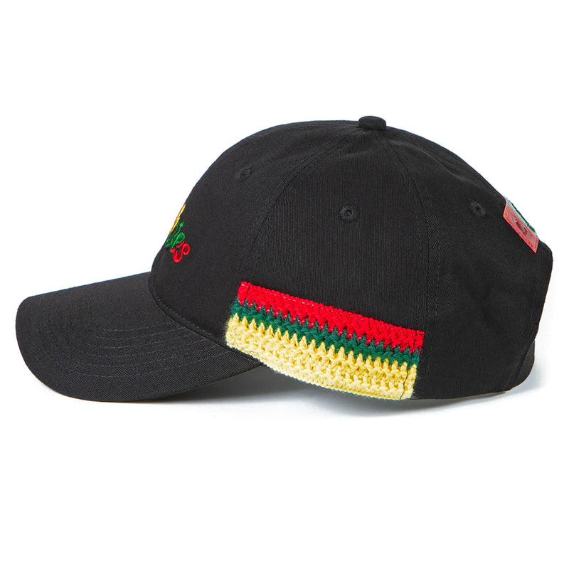Cookies 'Montego Bay' Cotton Canvas Dad Hat (Black) 1564X6613 - Fresh N Fitted Inc