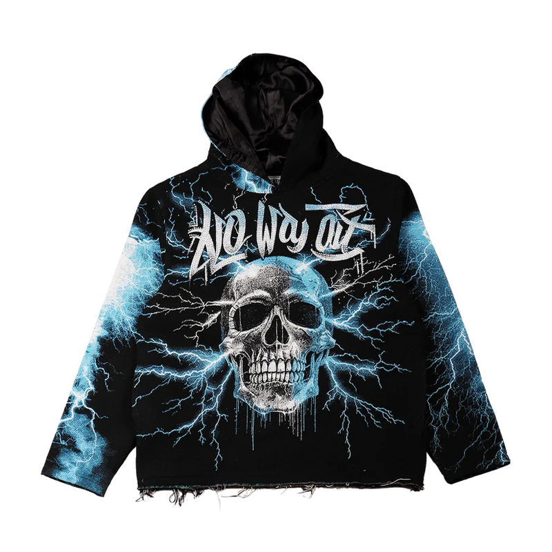 Majestik 'No Way Out' Tapestry Hoodie (Black) TH2427