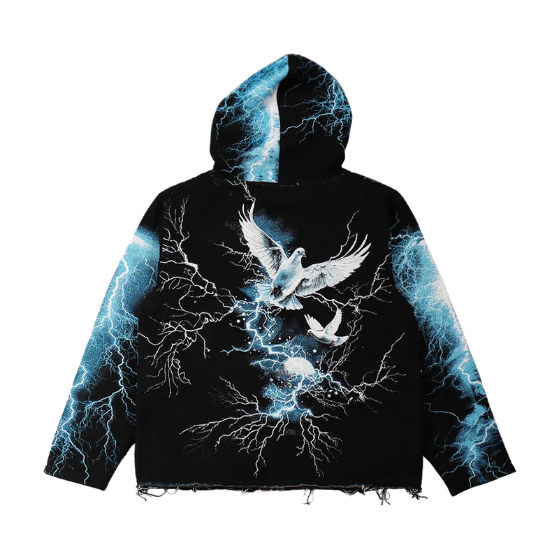 Majestik 'No Way Out' Tapestry Hoodie (Black) TH2427